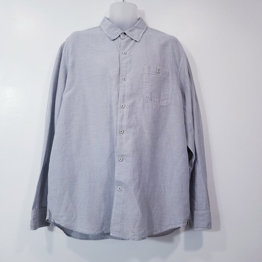 Tommy Bahama Plaid Linen Blend Collared Casual Button Down Shirts